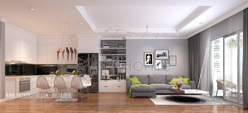 Thiết kế nội thất căn hộ Park hill đẹp Mẫu nội thất chung cư hiện đại đẹp